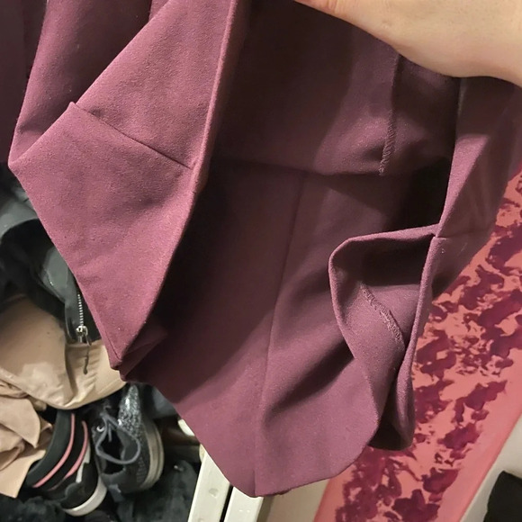 ZARA BURGUNDY LONG SLEEVE ROMPER - Picture 8 of 8